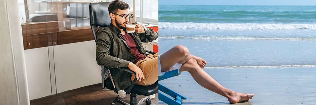 Zurück aus dem Urlaub - weniger Stress mit den passenden Büroprodukten von Lyreco.