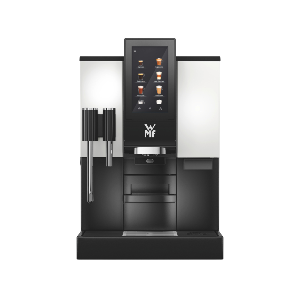 Lernen Sie die WMF 1100 S zur Miete oder zum Kauf bei Lyreco kennen - täglich rund 80 Kaffeetassen in professioneller Qualität.