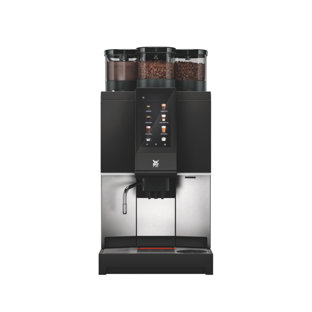Rund 120 Tassen voller Geschmack: Die WMF 1300 S bekommen Sie bei Lyreco zur Miete mit Rundum-Sorglos-Service oder zum Kauf.