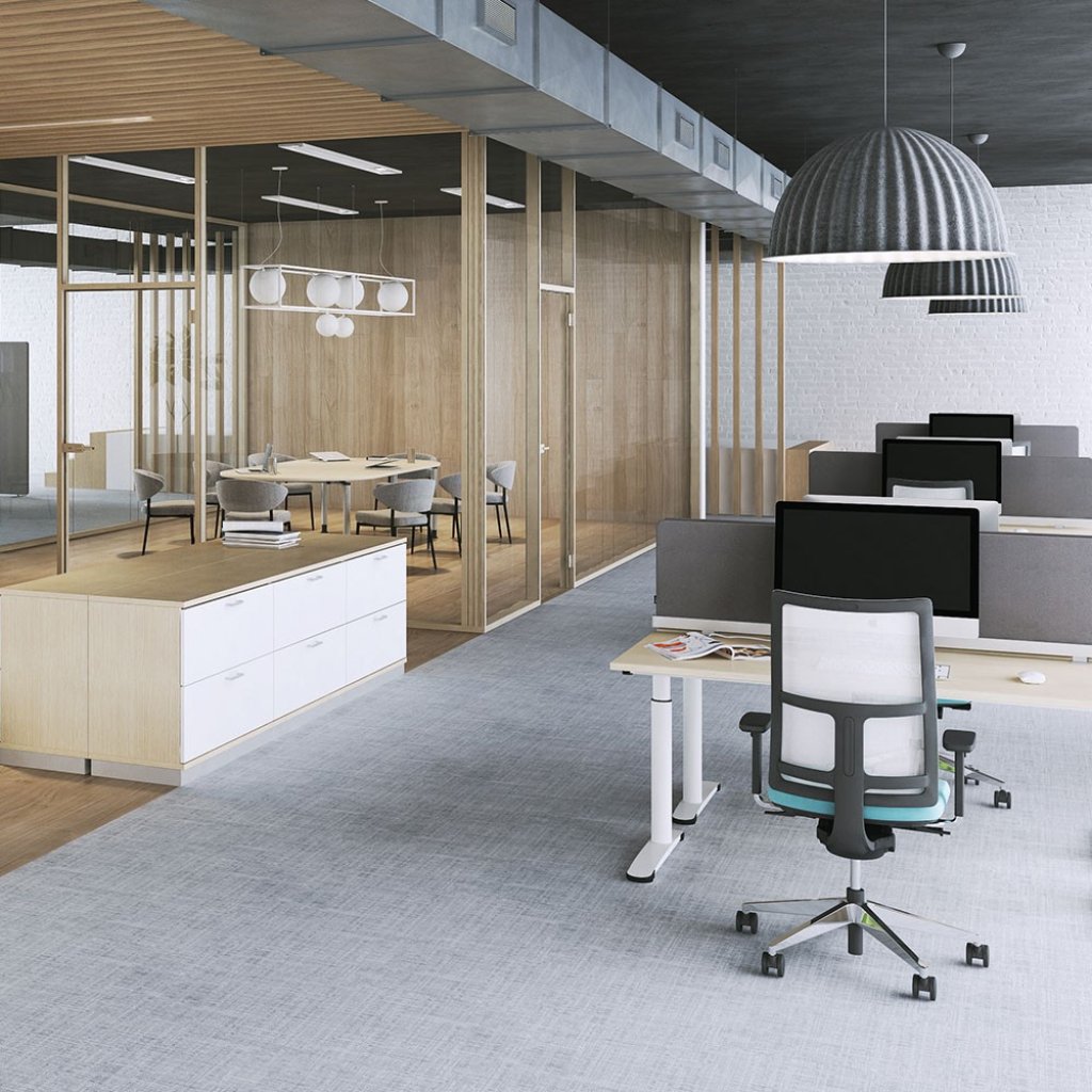 Mit MYWORKSPACE by Lyreco gestalten Sie neue, moderne Arbeitswelten.