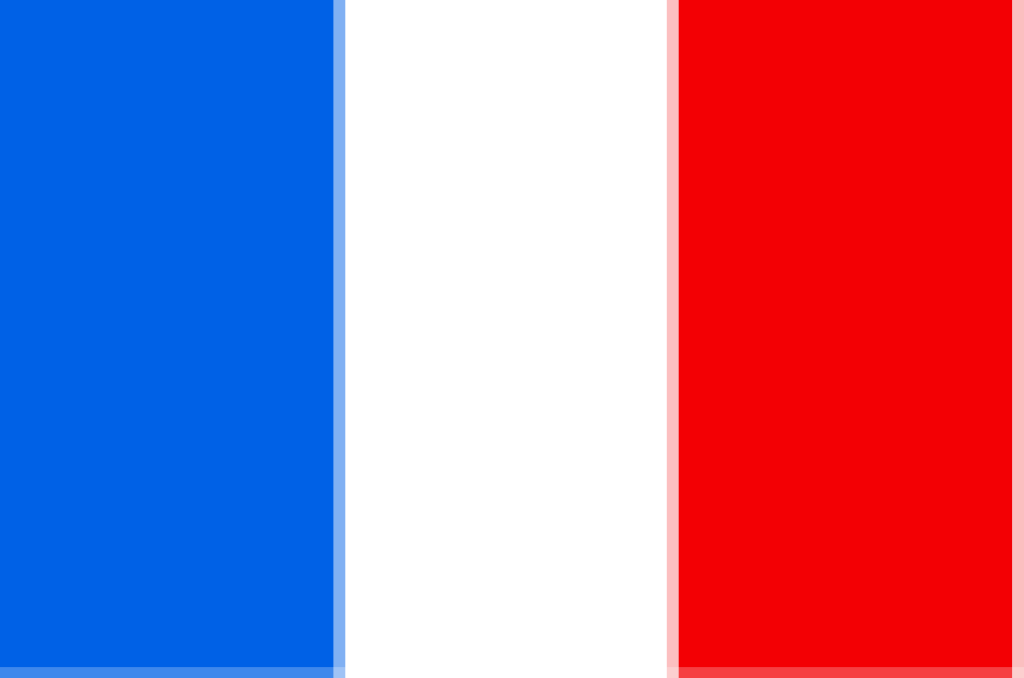 Frankreich Flagge.